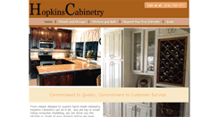 Desktop Screenshot of hopkinscabinetry.com